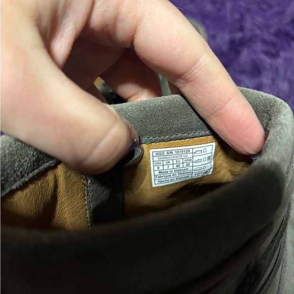 UGG Charcoal Suede Boots - Picture 5 of 15